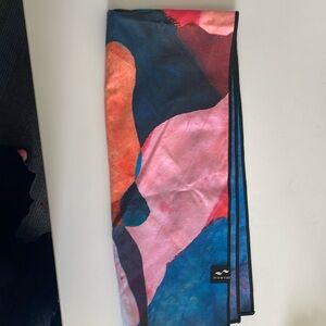 Slow tide workout towel with Douglas Elliman embroidered logo